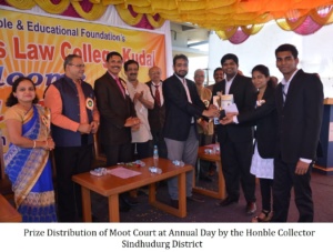 Prize Distribution of Moot Court at Annual Day by the Honble Collector Sindhudurg District (1)