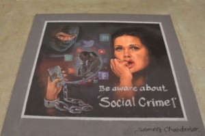 Rangoli at Cultural Events by Rangoli Artist Hon’ble Mr. Sameer Chandarkar